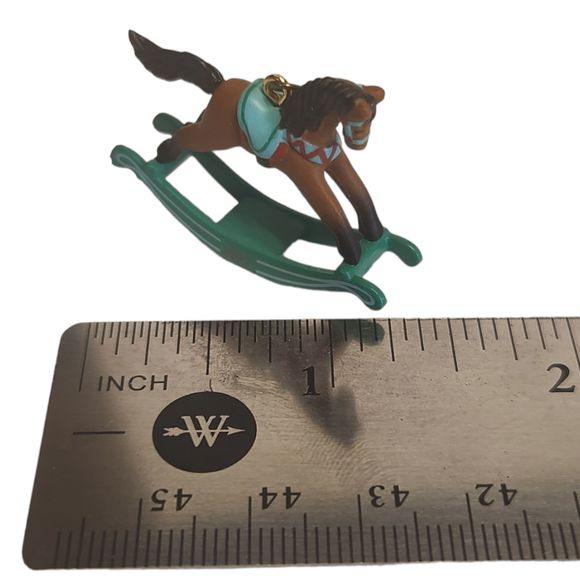 Rocking Horse Hallmark Keepsake Ornament 5th in series 1992 - Picture 5 of 13